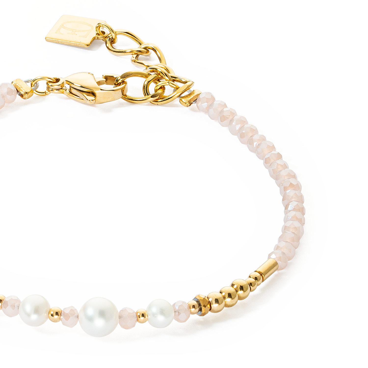 Bracelet Drops Freshwater Pearls gold