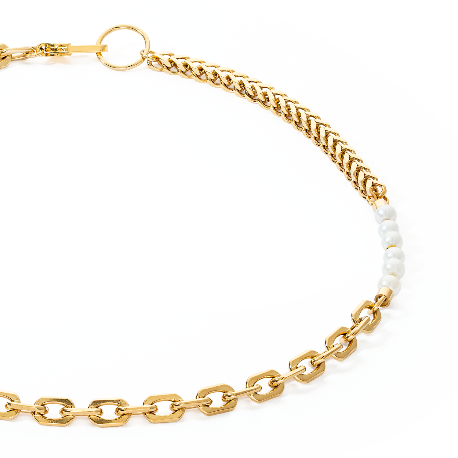 Necklace Shape Shifter Freshwater Pearls gold