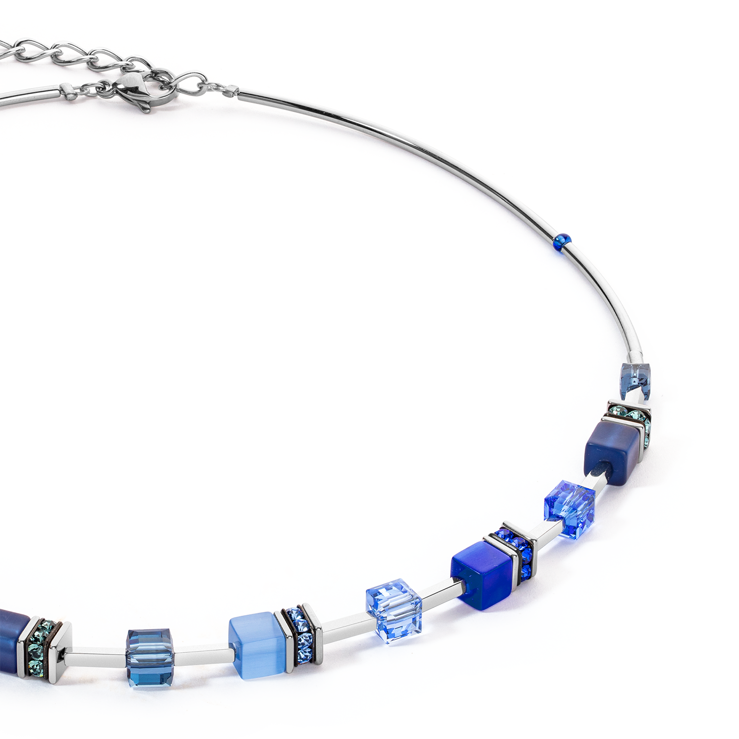 GeoCUBE® Iconic Lite Necklace Blue