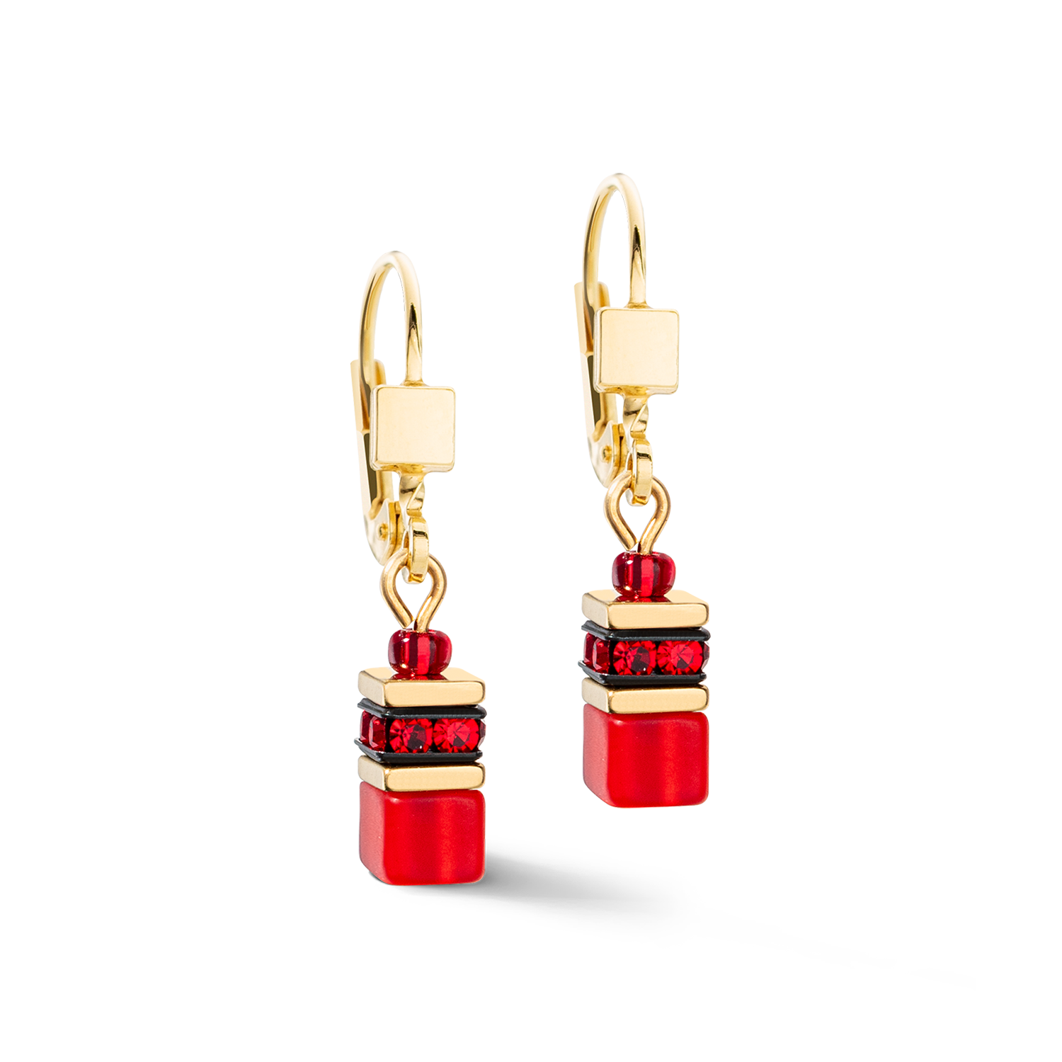 GeoCUBE® Iconic Lite Earrings Red