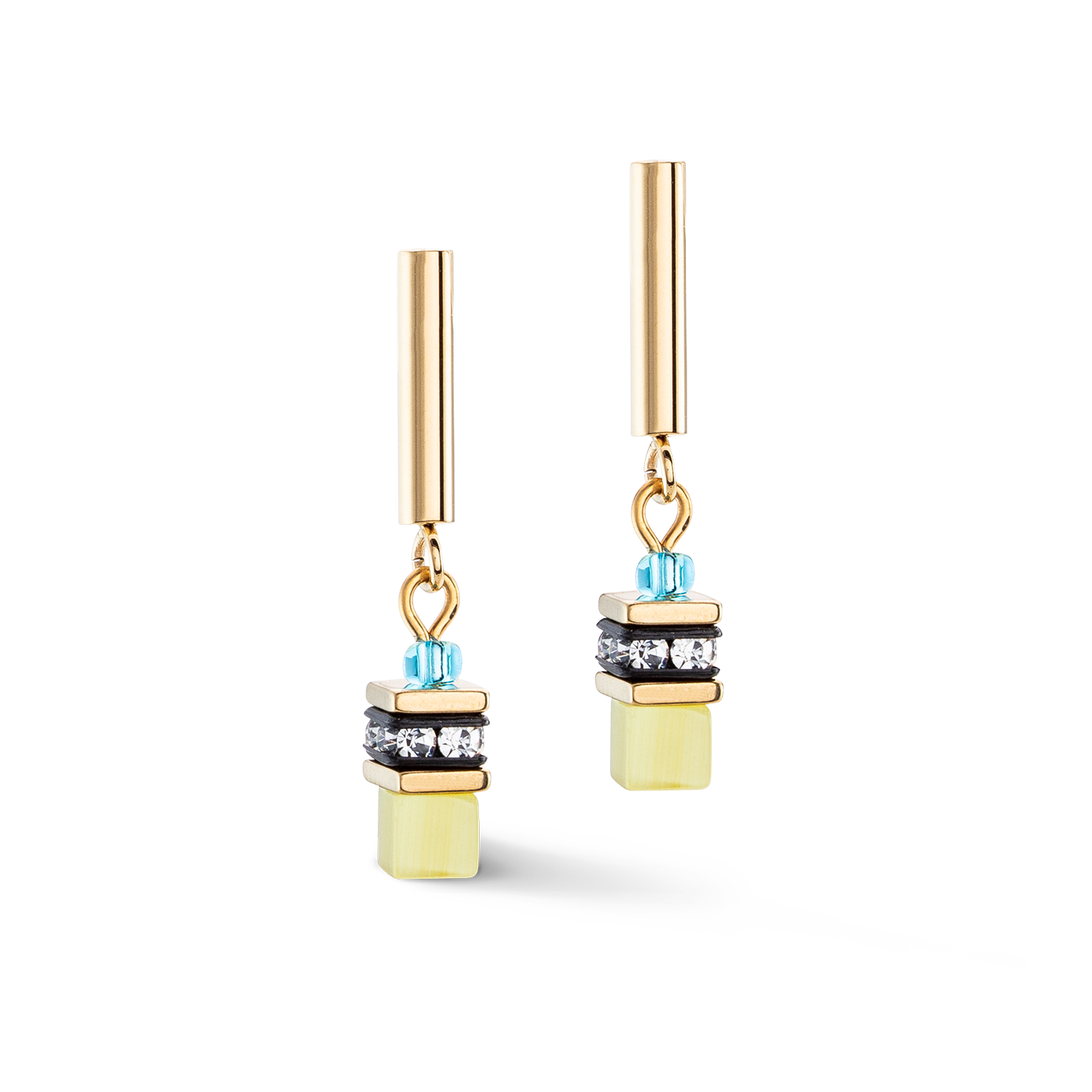 GeoCUBE® Lite Mini Earrings Rainbow