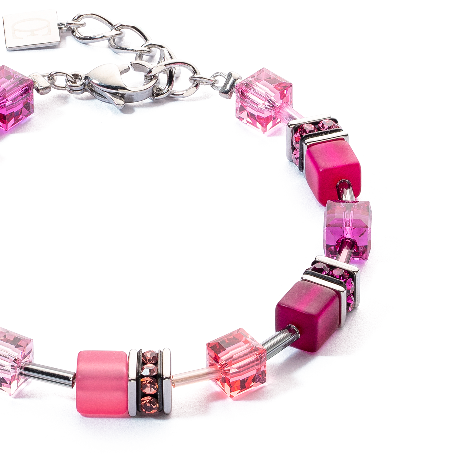 GeoCUBE® Iconic bracelet Viva Magenta