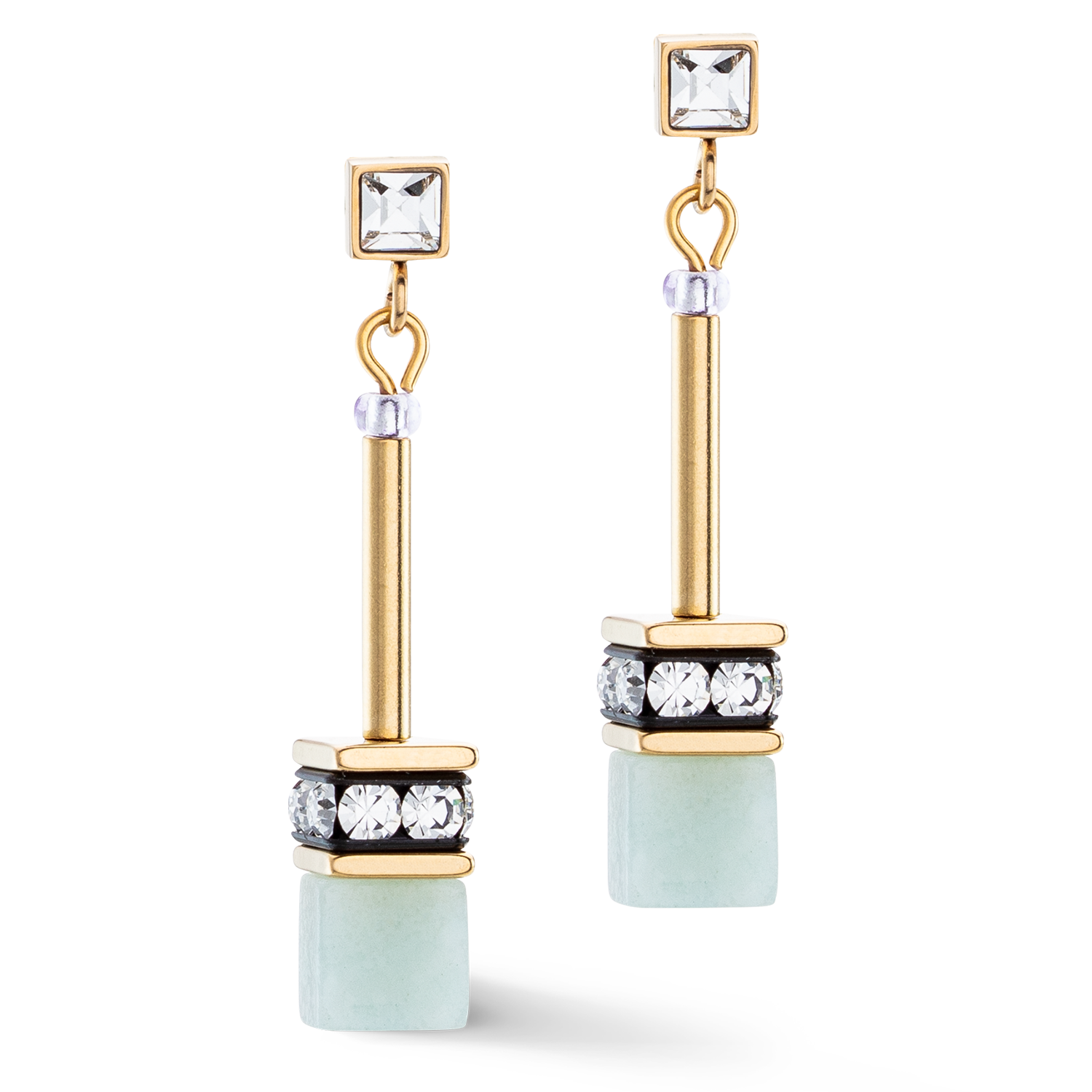 GeoCUBE® Iconic Nature Chain earrings pastel