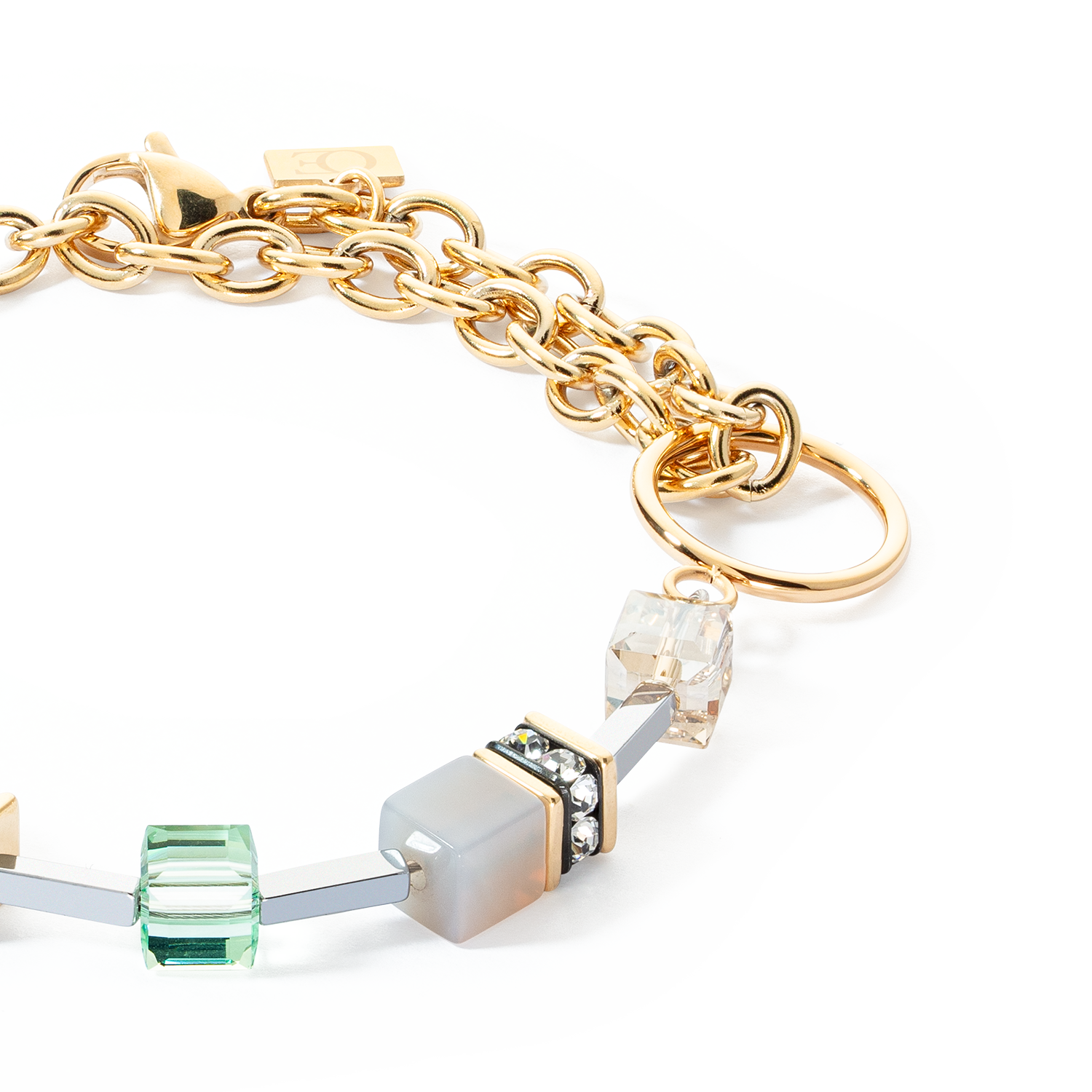 GeoCUBE® Iconic Boho bracelet gold-multicolour