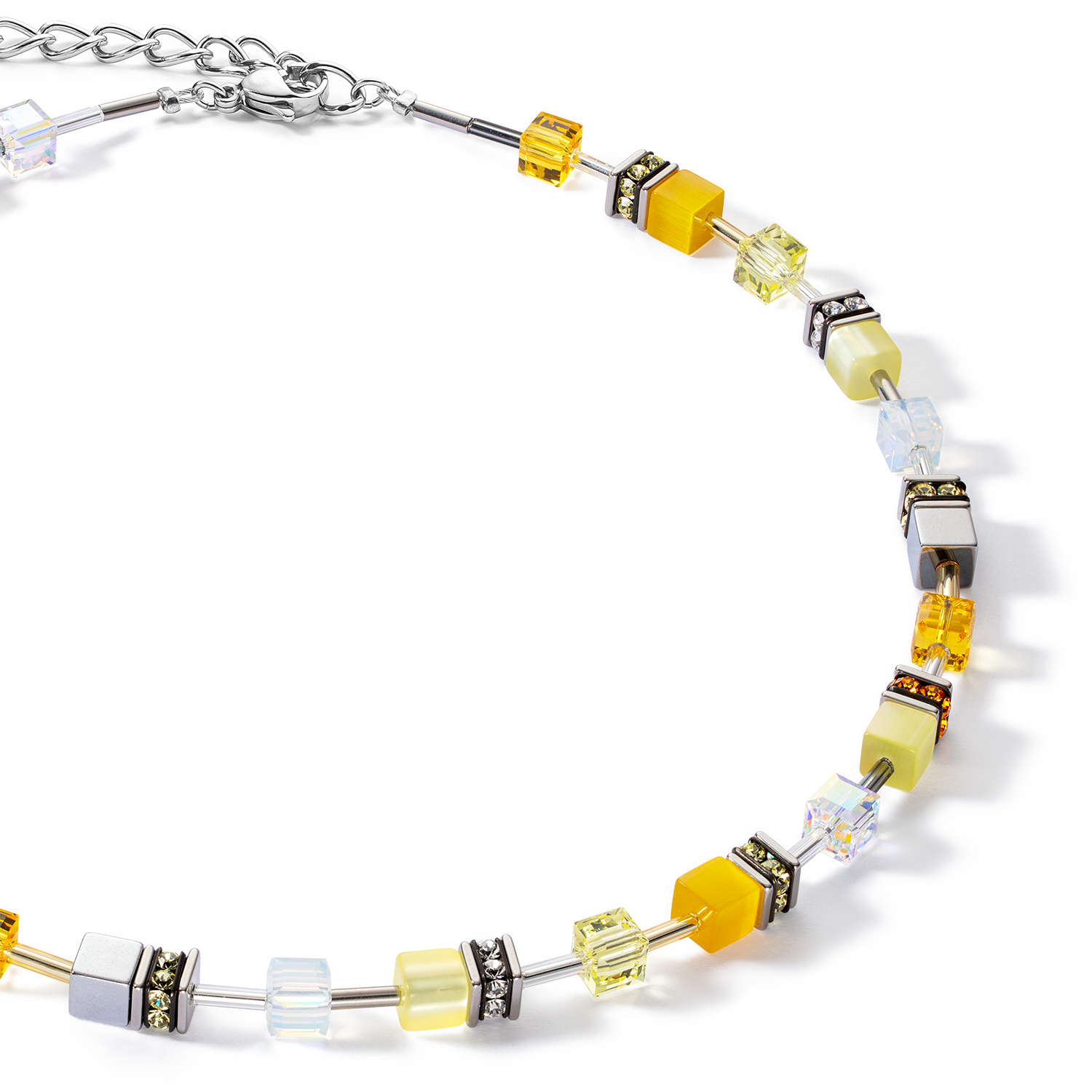 GeoCUBE® Iconic Joyful Colours necklace yellow