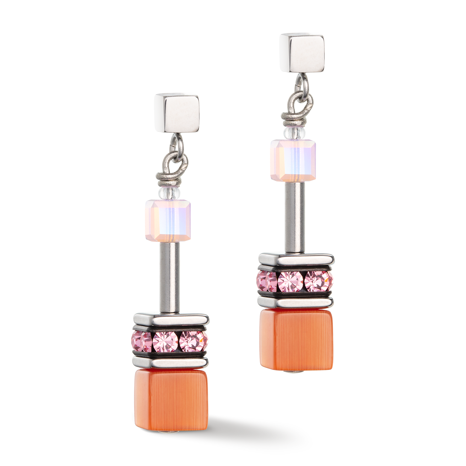 GeoCUBE® Iconic Joyful Colours earrings red