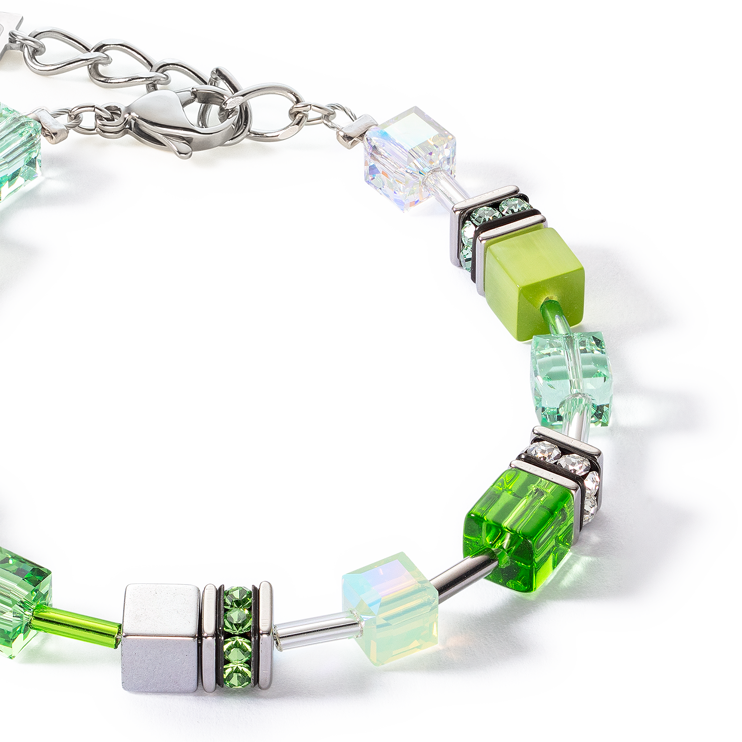 GeoCUBE® Iconic Joyful Colours bracelet green