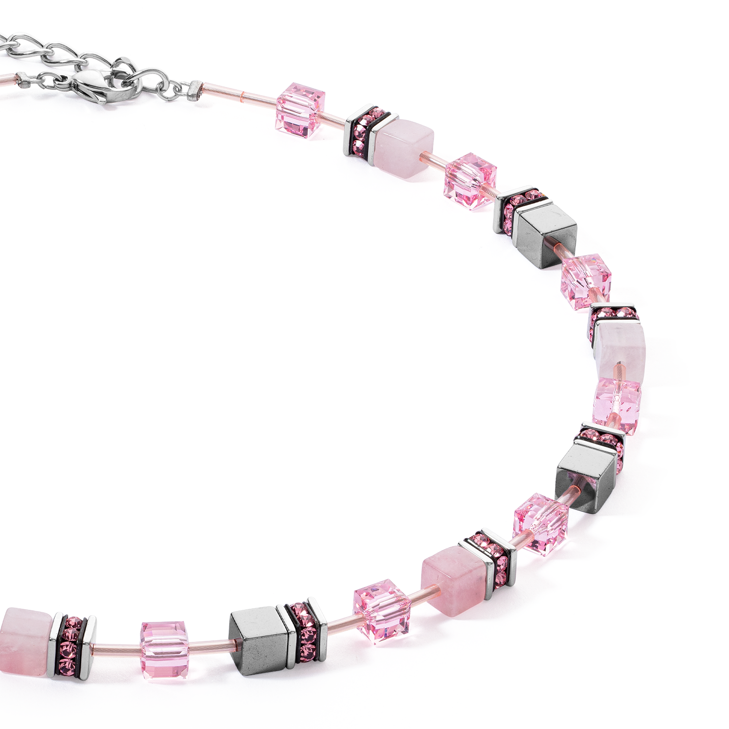 GeoCUBE® Iconic Precious necklace rose