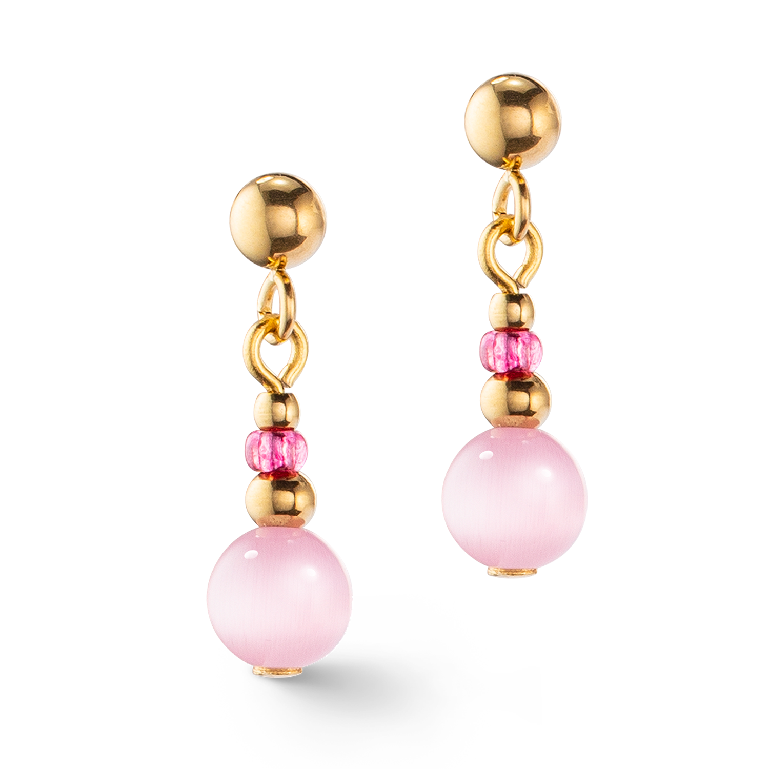 Candy Spheres earrings pink