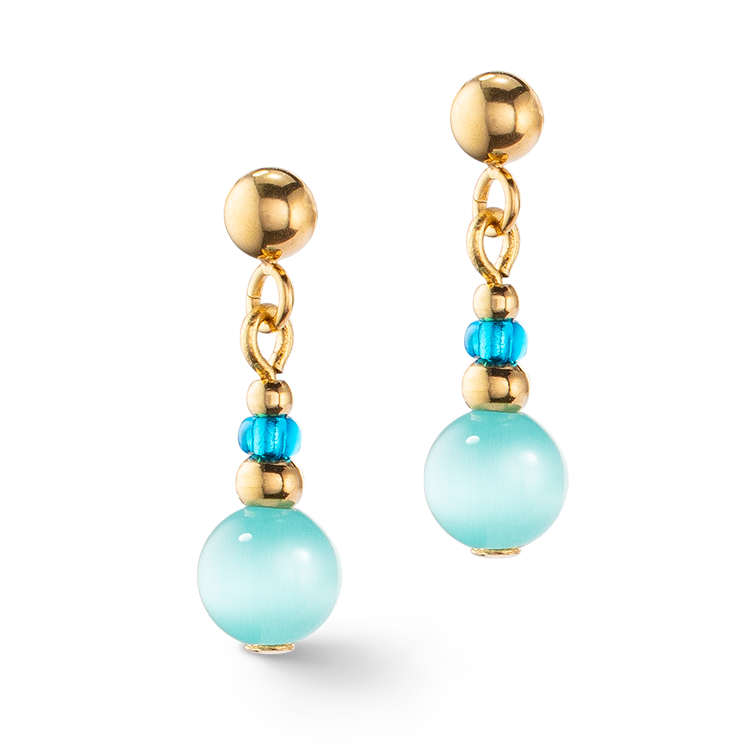 Candy Spheres earrings turquoise