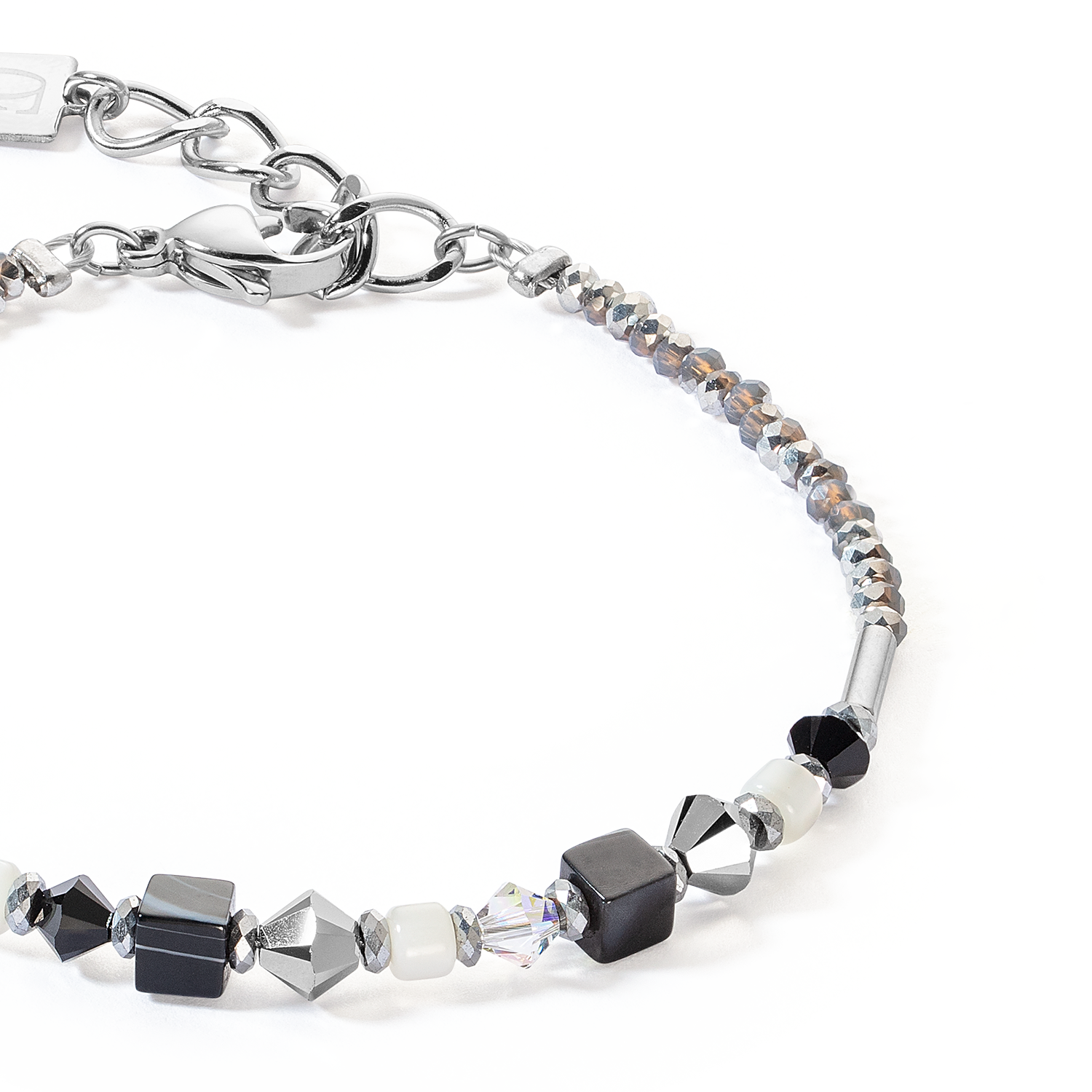 Princess Shape Mix bracelet black-white