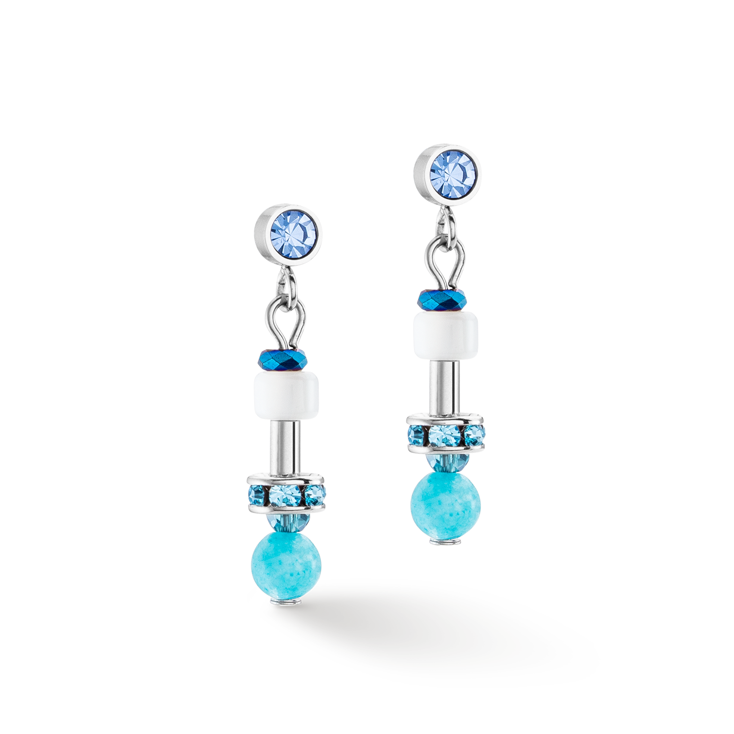 Earrings Princess Spheres Mix turquoise