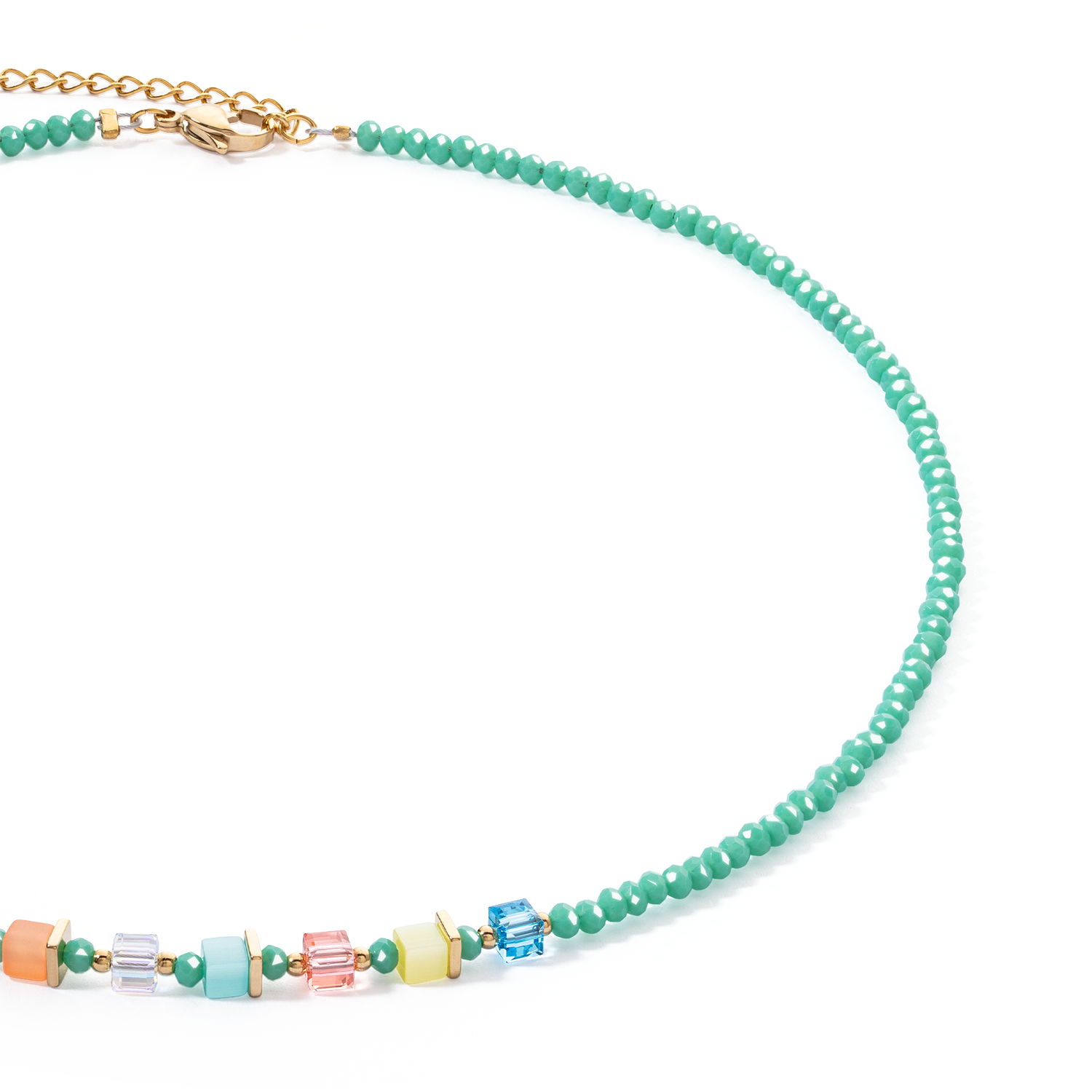 Joyful Colours necklace green-multicolor