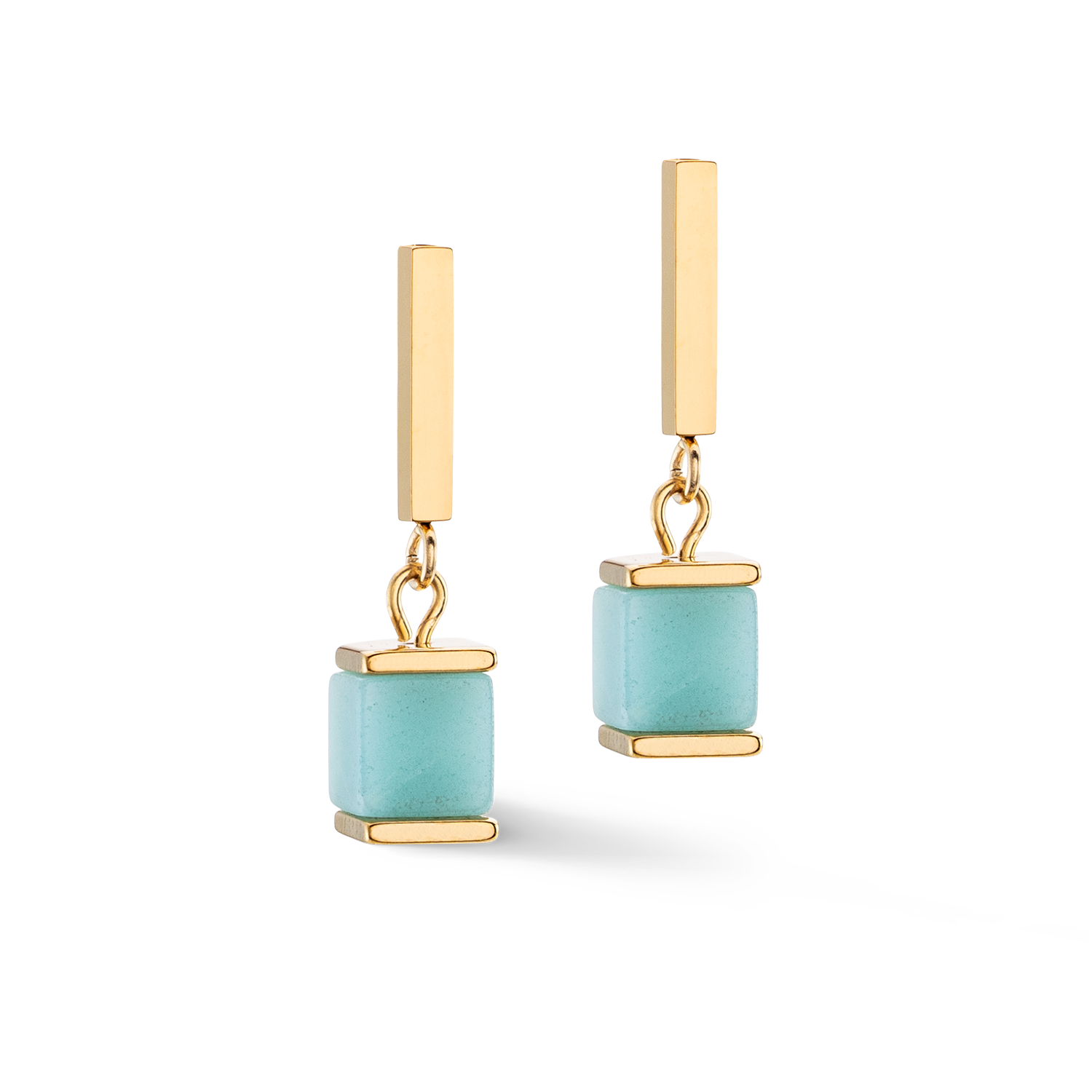 Earrings Precious Statement Cubes multicolour-gentle