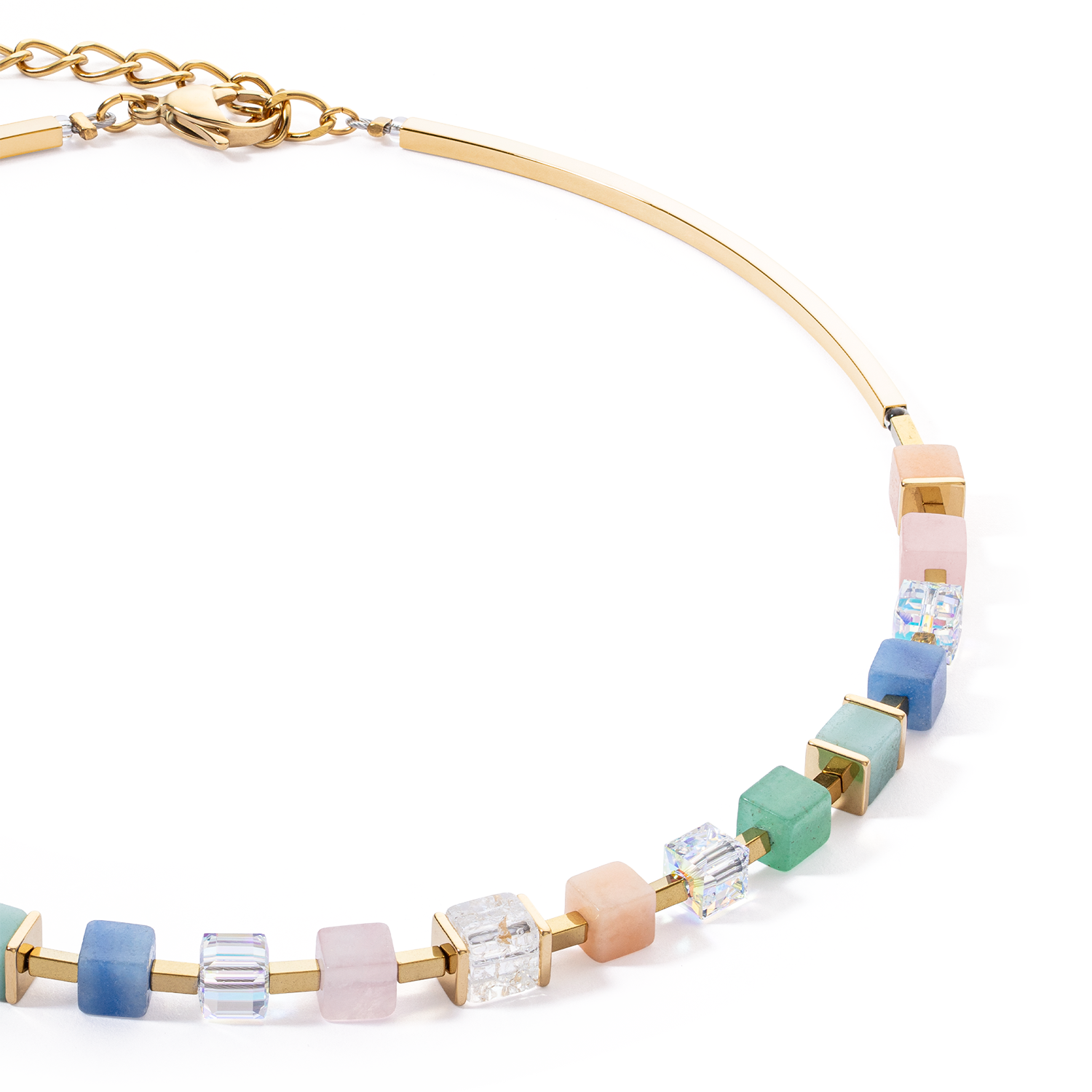 Necklace Precious Classic Cubes multicolour-gentle