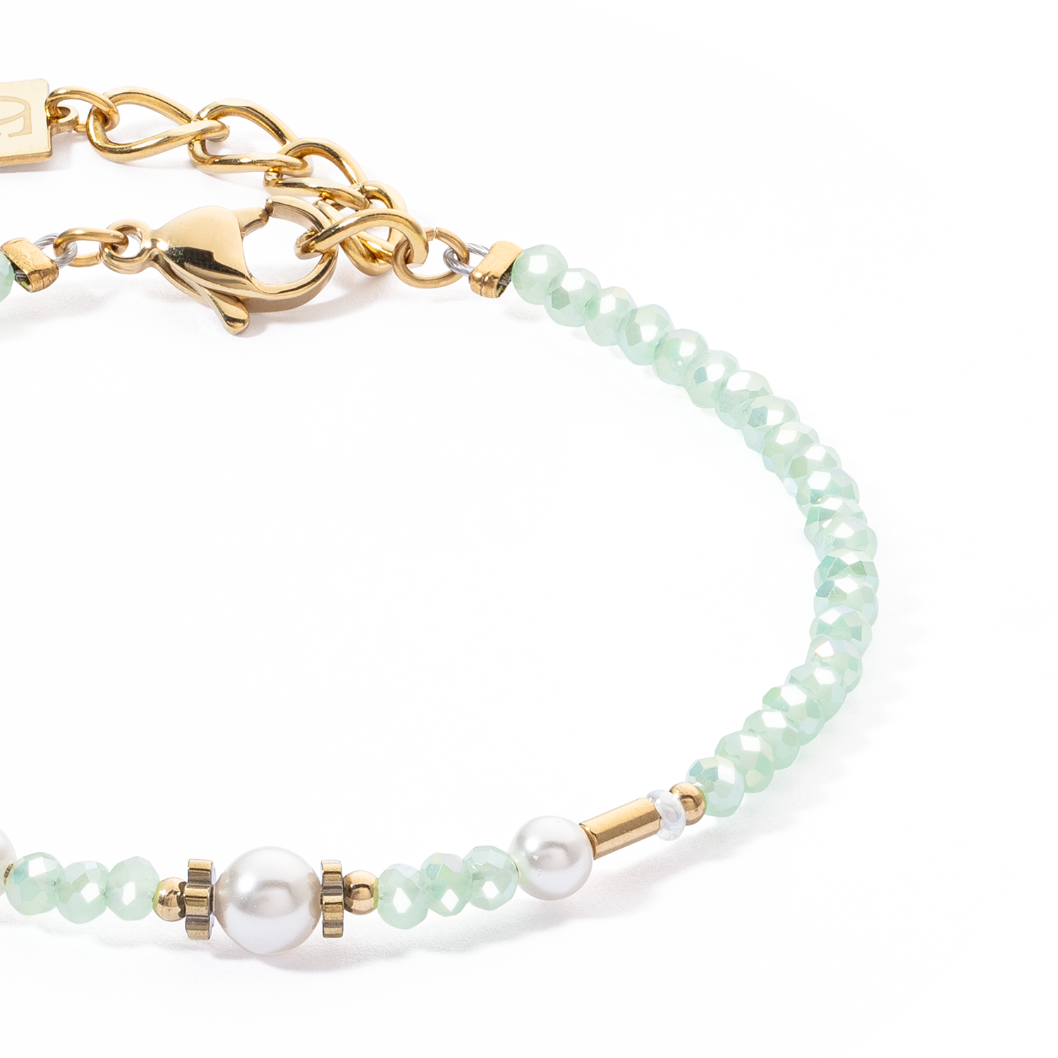 Bracelet Little Twinkle Pearl Mix light green