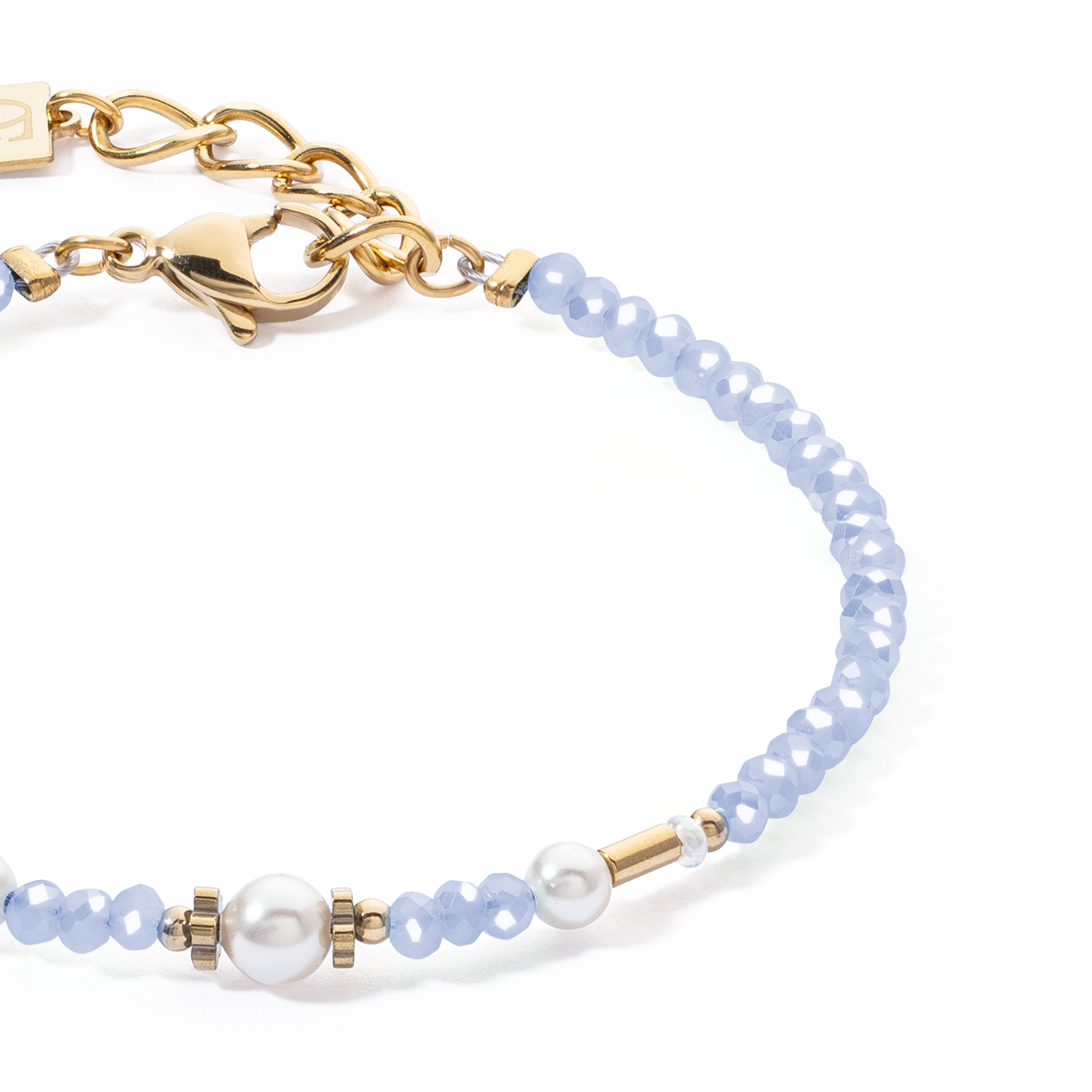 Bracelet Little Twinkle Pearl Mix light blue