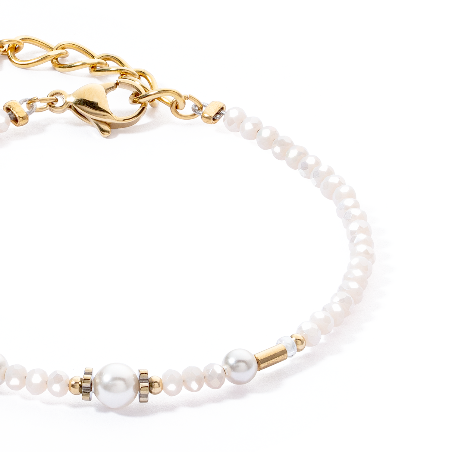 Bracelet Little Twinkle Pearl Mix white