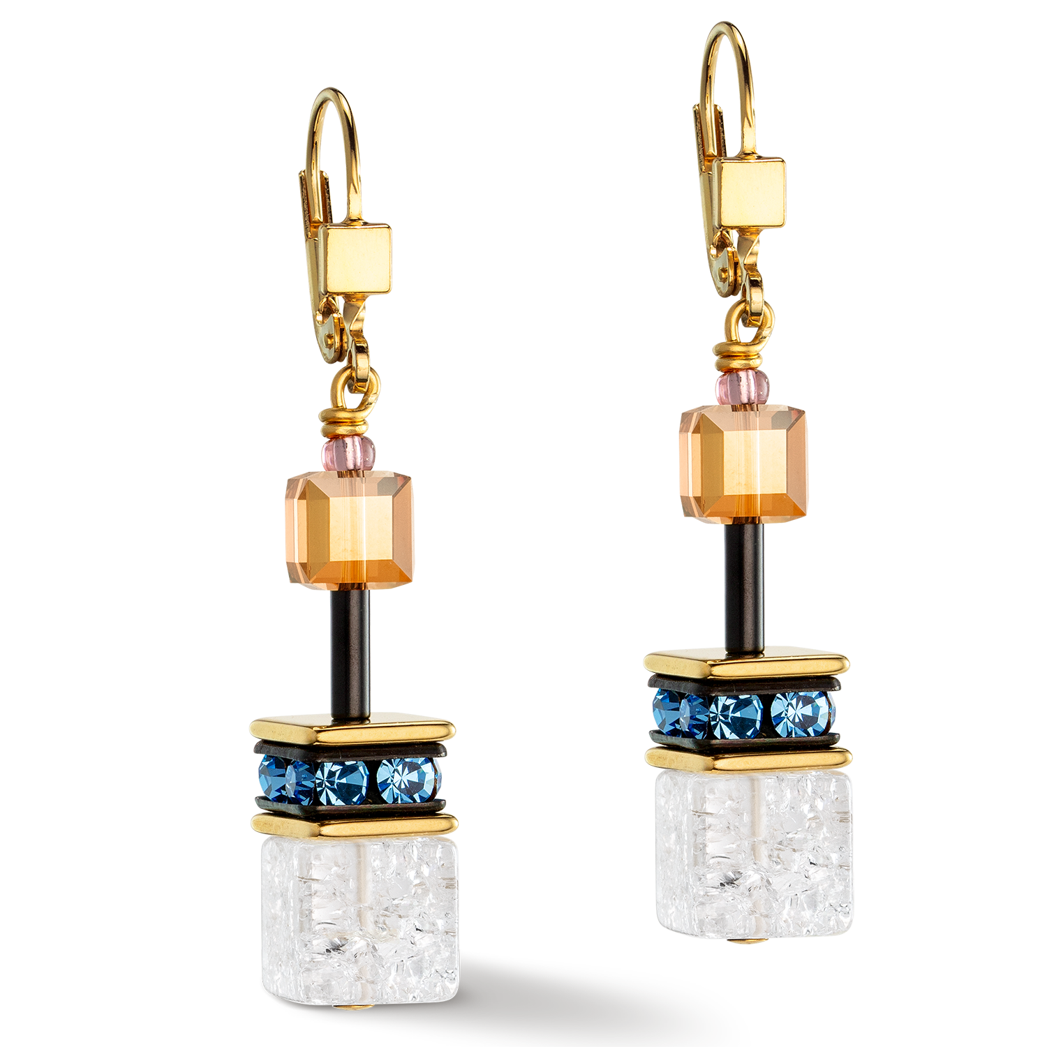 GeoCUBE® Iconic Statement Precious earrings multicolour