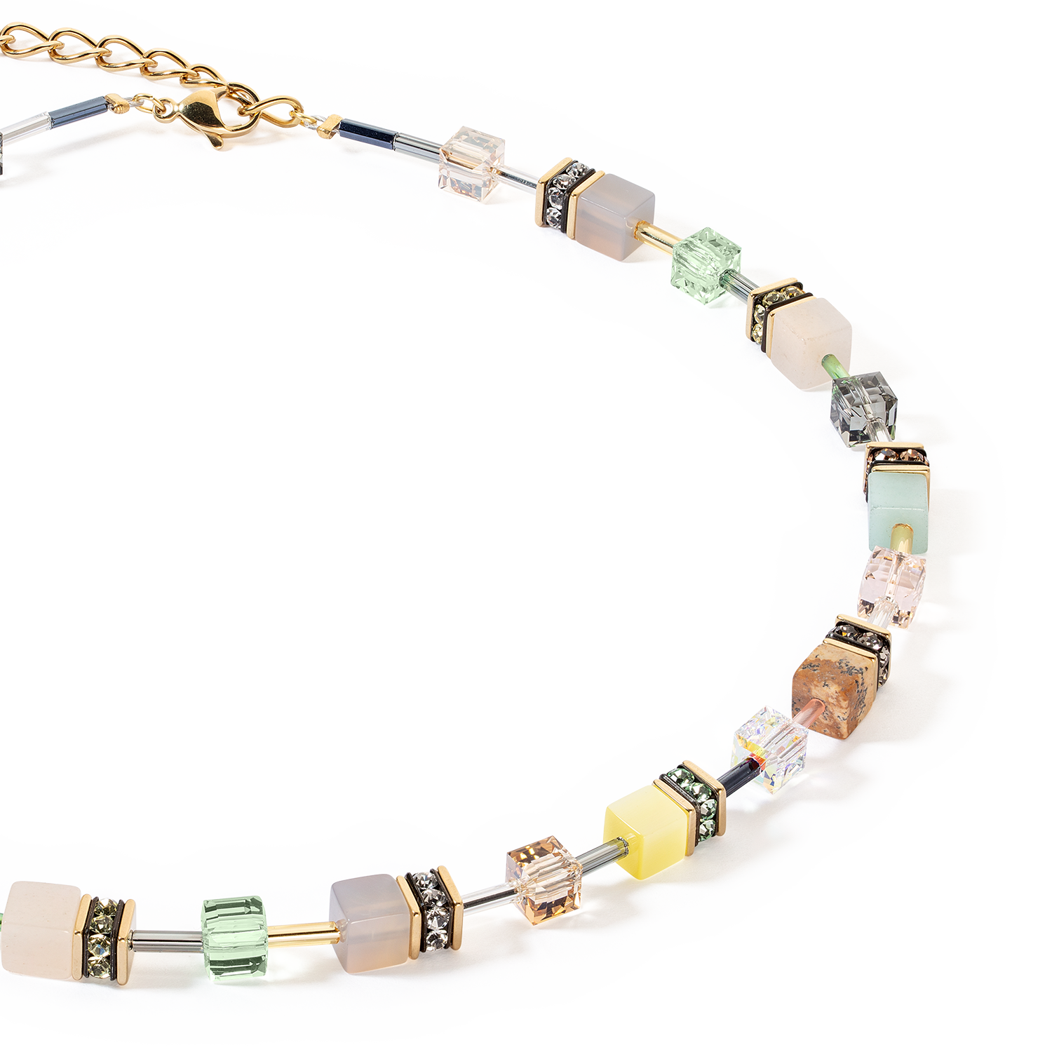 GeoCUBE® Iconic Precious necklace multicolour gentle