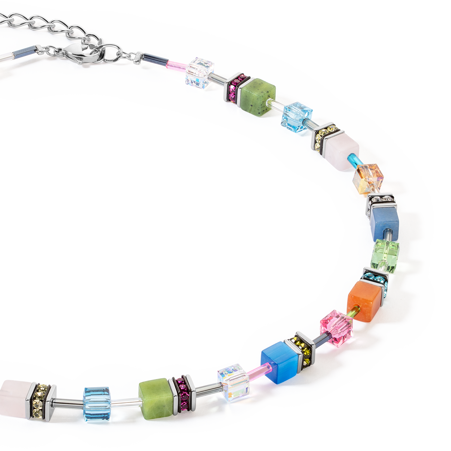 GeoCUBE® Iconic Precious necklace multicolour boho