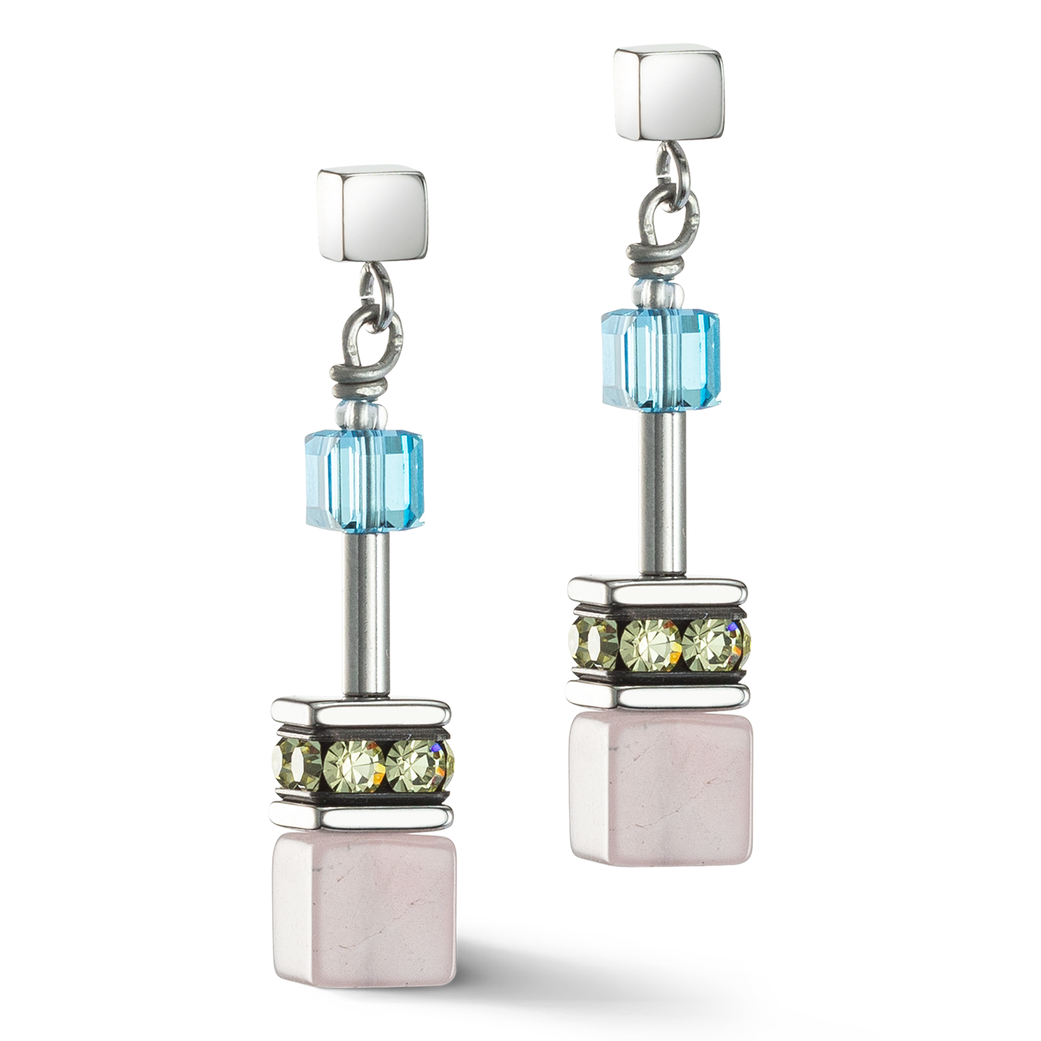 GeoCUBE® Iconic Precious earrings multicolour boho