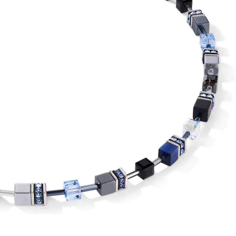 Necklace GeoCUBE® medium blue