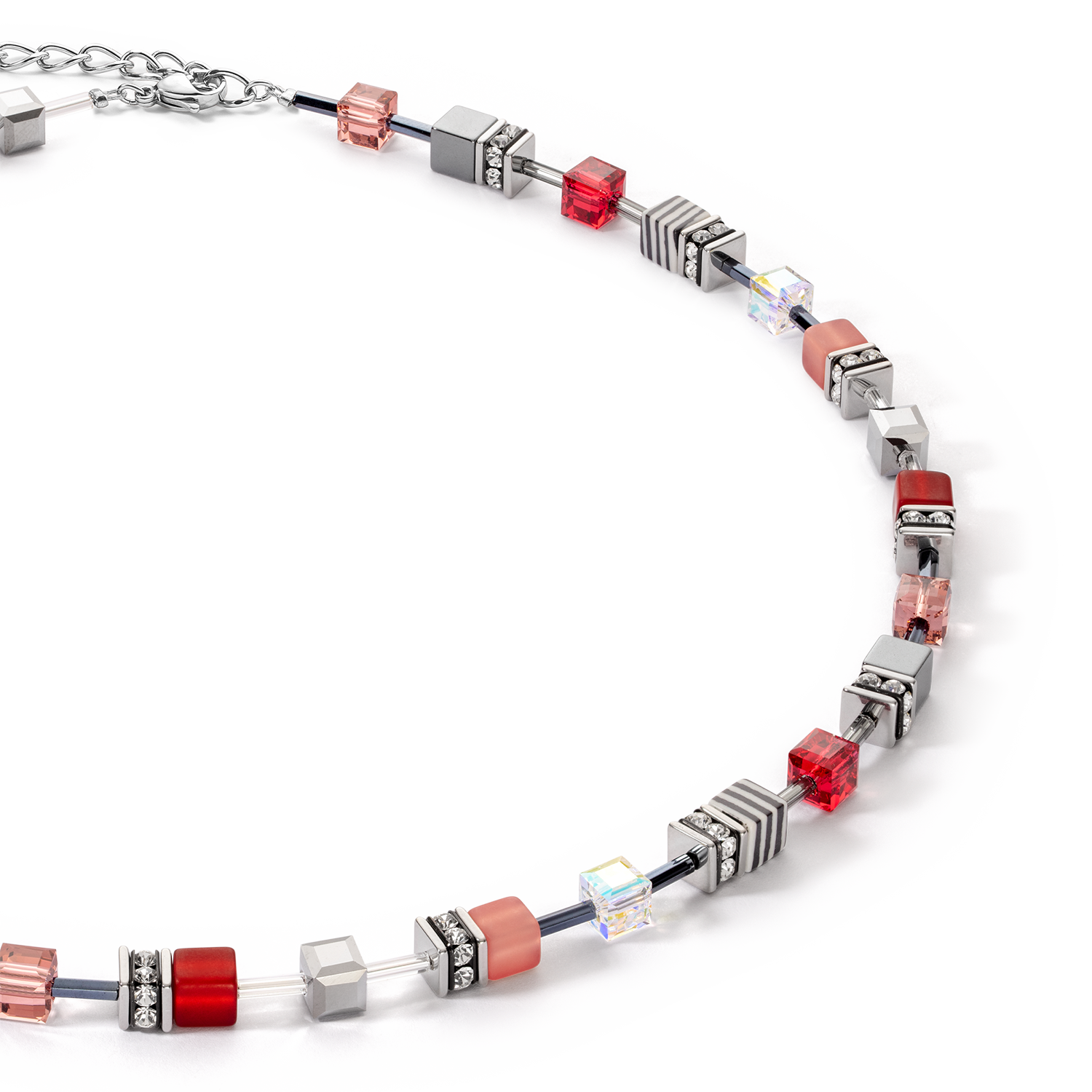 GeoCUBE® Iconic 50 cm necklace red